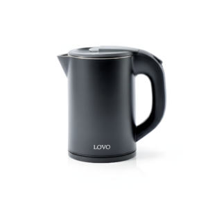LOVOUK Matte Black Electric Kettle | 0.8L 1200W  Stainless Steel Kettle