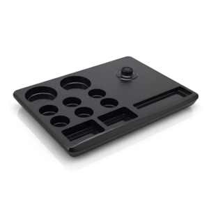Coffee Tray | Durable Black Melamine Tray for Coffee Machine, Kettle & Cups