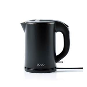 LOVOUK Black Electric Kettle 0.8L | 1600W | Stainless Steel