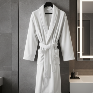 Bathrobe – Terry Velour (Free Size, 400gsm)
