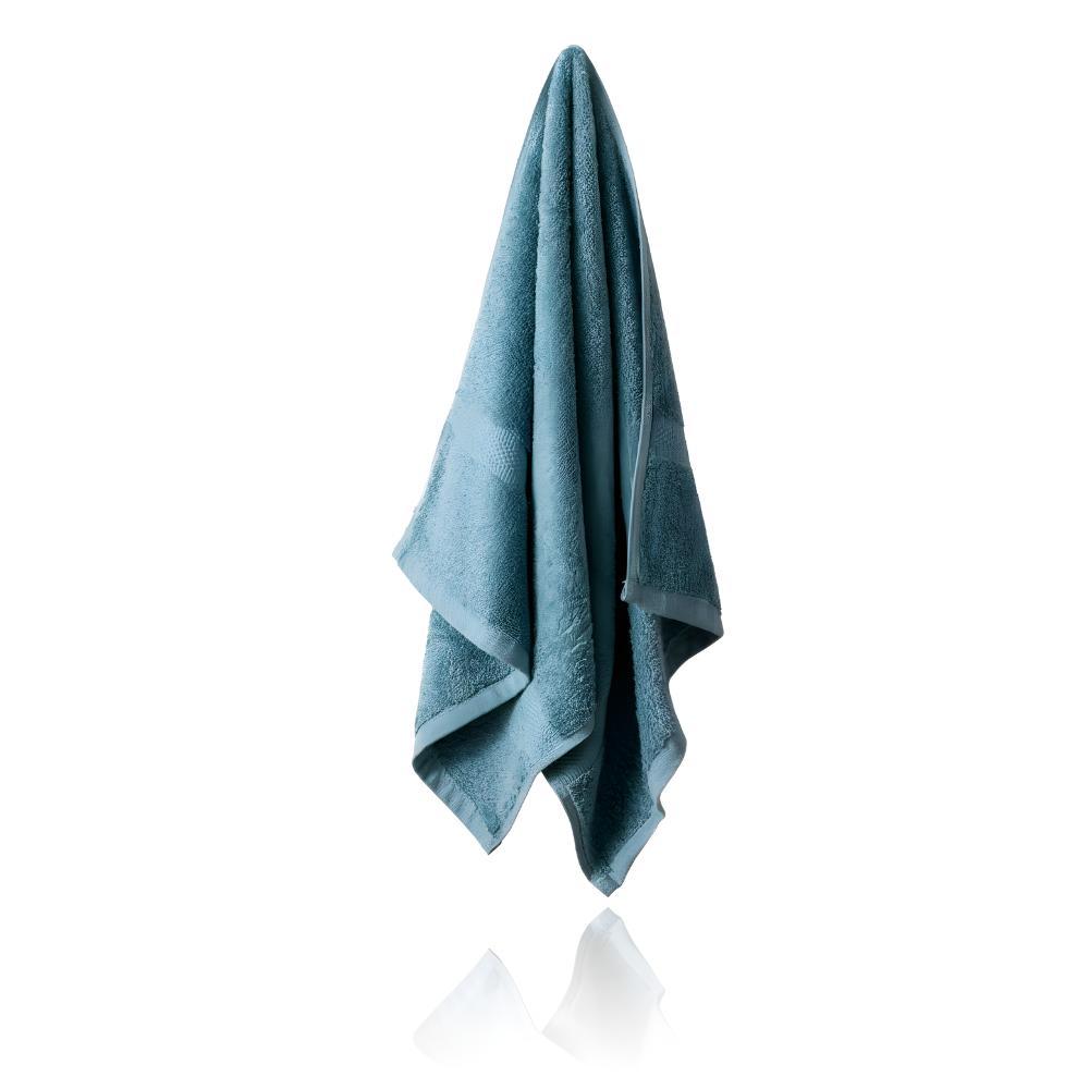 BATH TOWEL BLUE