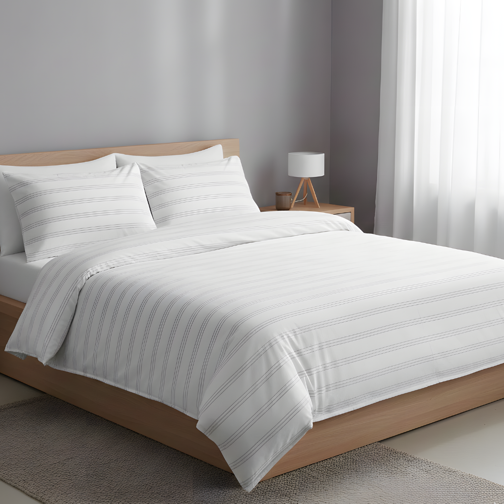 DUVET COVER WITH STRIPE(180X250)